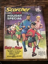 Scorcher and Score Holiday Special 1972 UK comic Vintage 1970s Football 