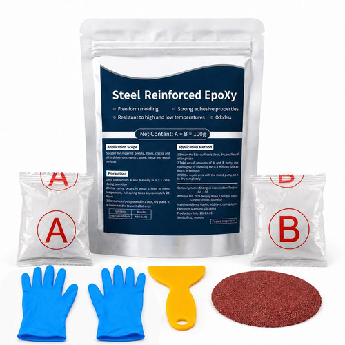 Steel reinforced epoxy putty - reinforced,