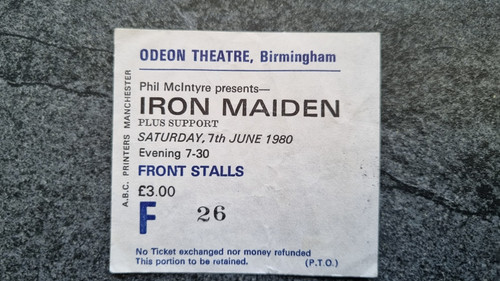 1980 iron maiden - iron, concert