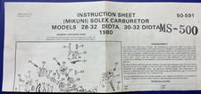 MIKUNI Solex Carburettor