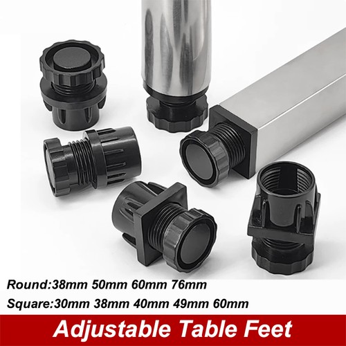 Plastics adjustable table feet - adjustable,