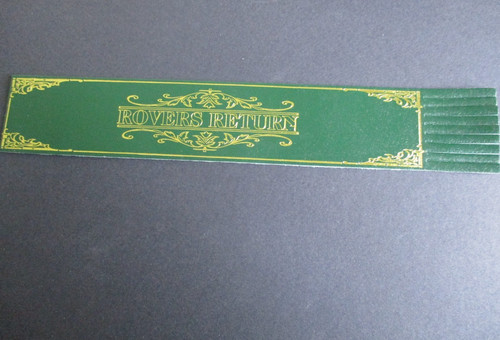 Leather bookmark coronation - bookmark,