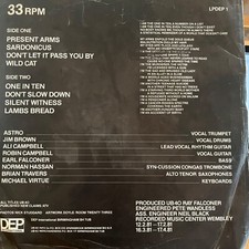 UB40 Present Arms LP and 45  -