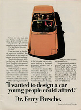 1971 Porsche 914 Yellow Orange