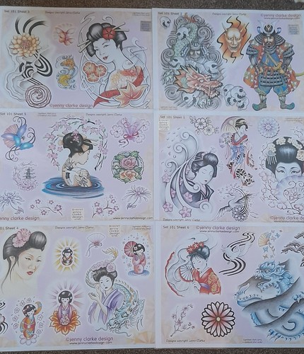 Tattoo flash sheets jenny - flash,