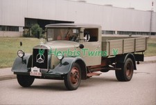 Original Photo Truck Mercedes Vintage Tractor Grey/Black I 10 x 15 cm