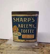 Antique Edward Sharp & Co Kreemy Works Maidstone Toffee Tin