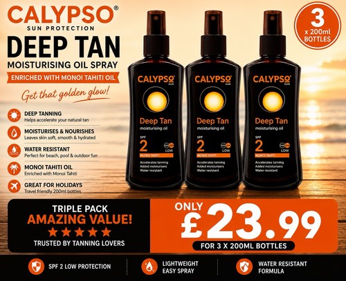Calypso deep tan oil - calypso,