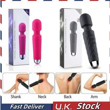 Magic Wand Body Massager 20 Vibration Modes USB Rechargeable for Women Massage