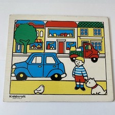 Vintage Kiddicraft Wooden Tray