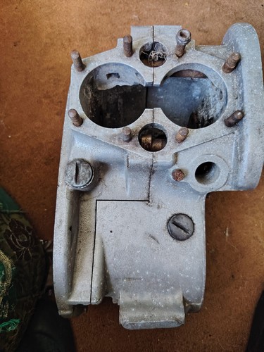 Triumph 3ta crankcases - ,