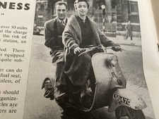 DOUGLAS VESPA STIRLING MOSS MOTORCYCLE 1953 ARTICLE.