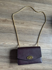 Mulberry Oxblood Classic Grain Leather Small Shoulder Bag