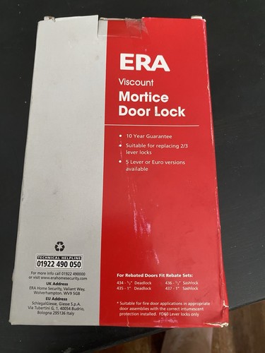 Mortice locks era 326 31a - locks, 326-31a