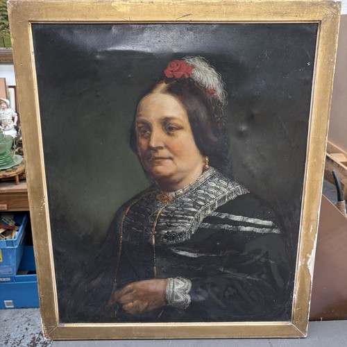 Antique 19thc victorian oil - 19thc,