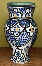 MOROCCAN IZNIK SAFI POLYCHROME VASE