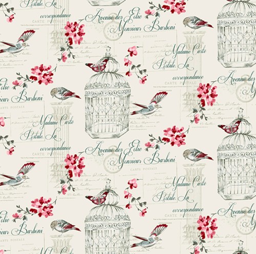 Dolls house wallpaper 12th - house, 1/12th