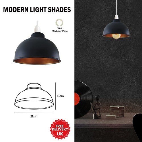 Vintage industrial lampshade - vintage,