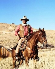 John Wayne On His Horse Cowboy
