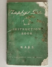 Ford Zephyr Six Owners Manual / Instruction Guide For a Mark 1 From 1951 - 1956