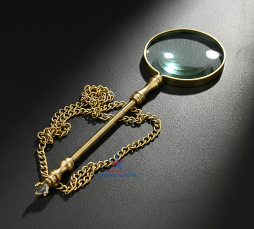 Magnifying glass necklace - magnifying, w/
