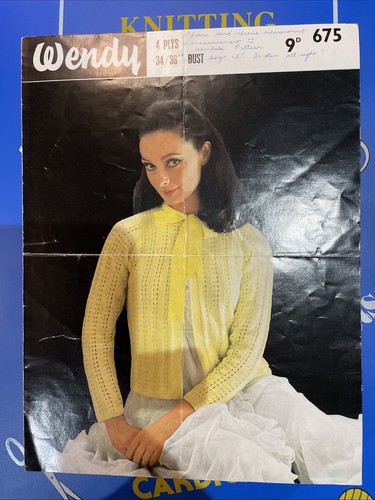 Vintage wendy knitting pattern - vintage,