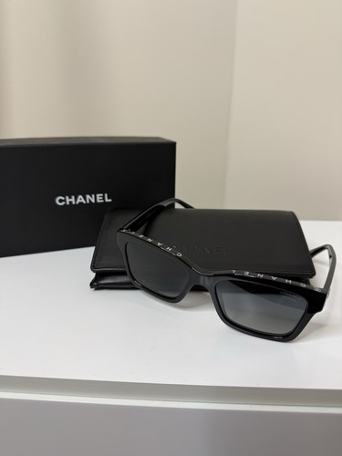 Chanel square sunglasses black - chanel,