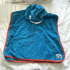 Next Kids Hooded Towel, aged 3-6 shark design swim towel . Good Condition