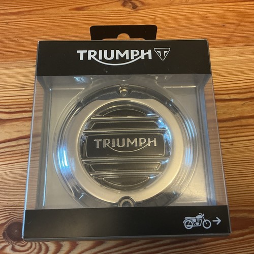 Triumph chrome clutch badge - chrome,