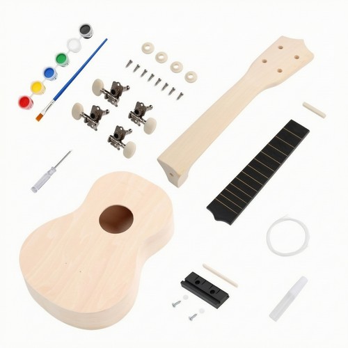 Diy ukulele kit wooden - kit,