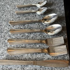 Cutlery Set 12 Place Settings Knives Forks Dessert Spoons Teaspoons George Asda