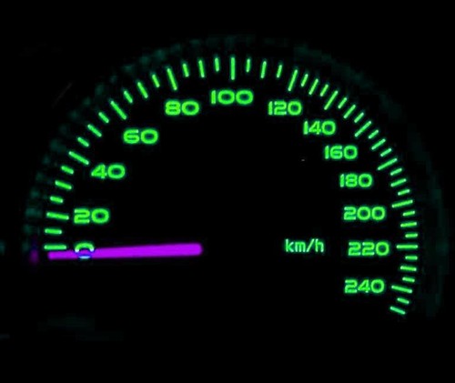 Green led dash speedo - dash, kit