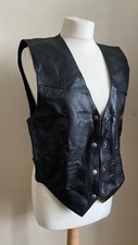 Vintage Leather Waistcoat Vest