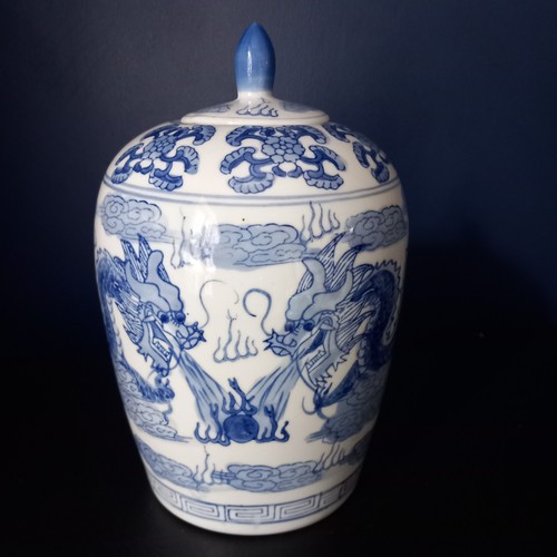 Chinese blue white hand - blue,