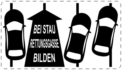 Keep rescue lane clear - clear, in