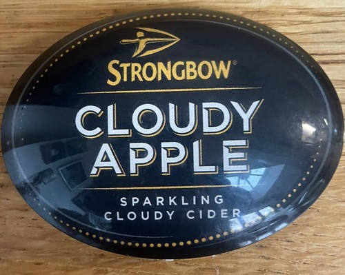 Oval beer pump badge - oval,