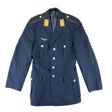 German Air Force Jacket Blue Dress Uniform Vintage 70s Cold War Medium 182/92