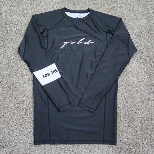 Gold bjj rashguard mens - gold, xl