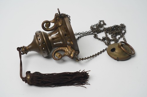 Antique style brass hanging - style,