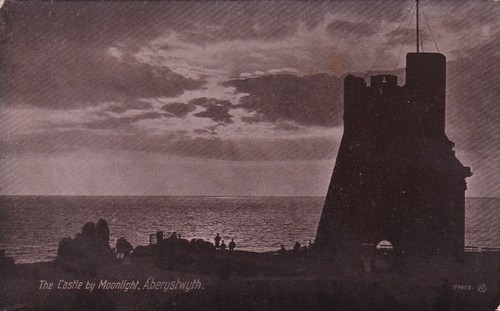 The castle moonlight - castle, by