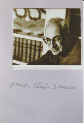 Claude levi strauss - claude,