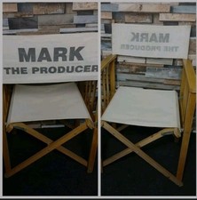 Wooden Director's Chair Folding Chair Beach Picnic Garden Patio Name 