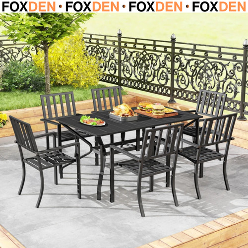 Pieces garden table chairs - &,