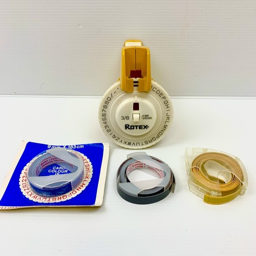 Vintage rotex label - rotex,