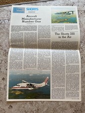 Shorts, Short Brothers Aircraft Belfast promo brochure - Skyvan, 330, 360