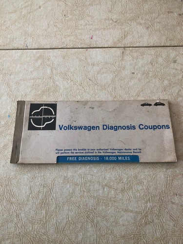 Diagnosis book 1970s - vw,