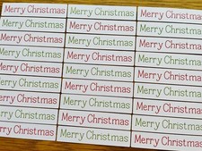 15x Merry Christmas Card