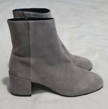 Stuart Weitzman Quartz 50 Suede Ankle Boots Grey uk 3 eu 36 RRP £525