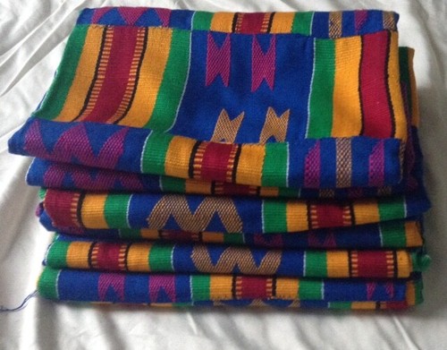 Handwoven kente cloth fabric - kente,