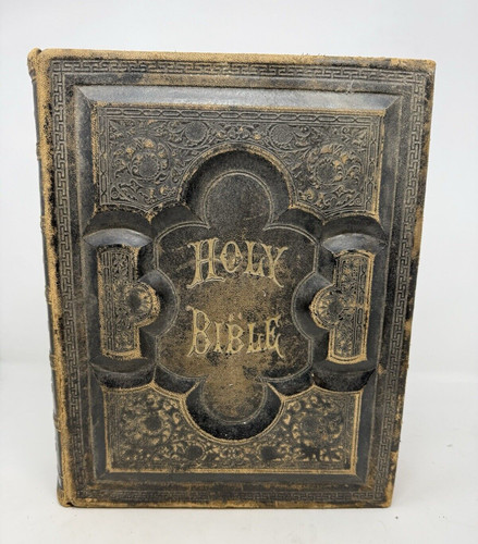 Vintage holy bible leather - holy,